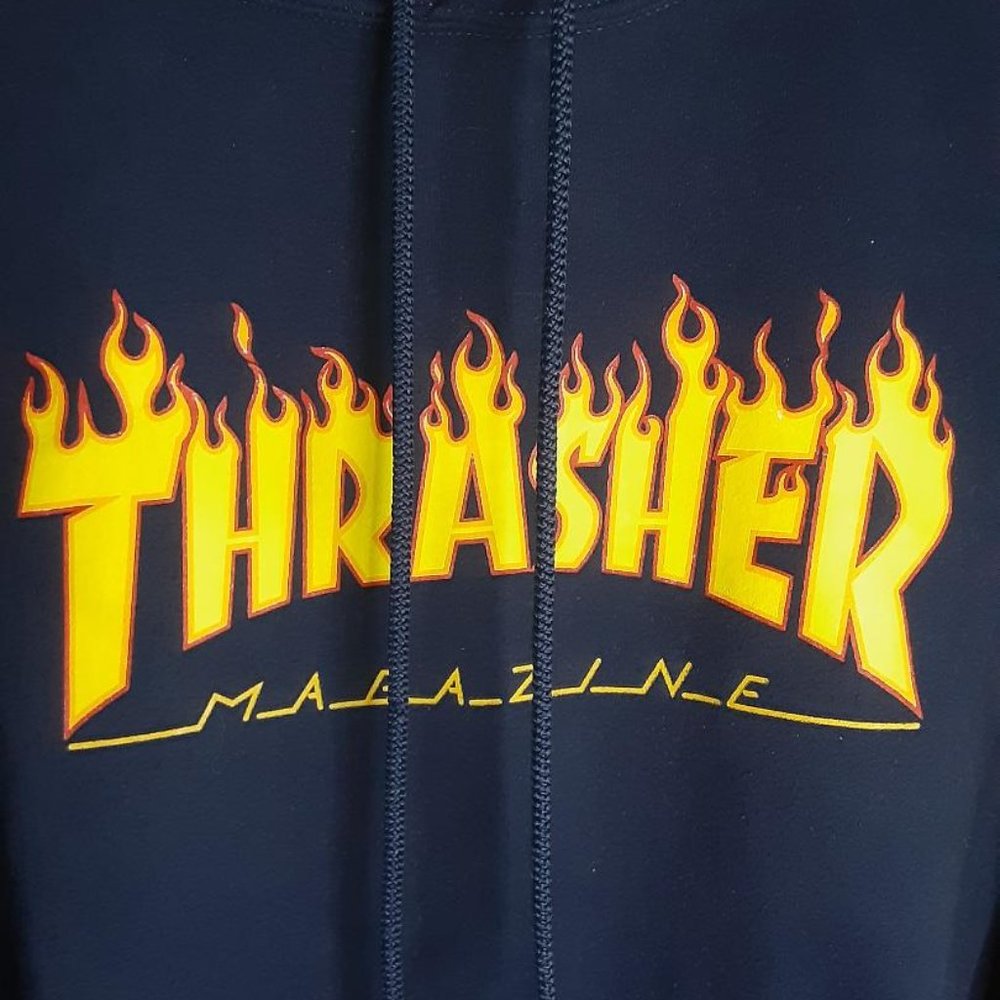 Thrasher Magazine Legendary Flame Hoodie Y2K Vintage